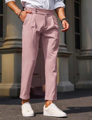 Pantaloni SHEIN, roz