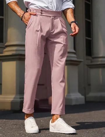 Pantaloni SHEIN, roz