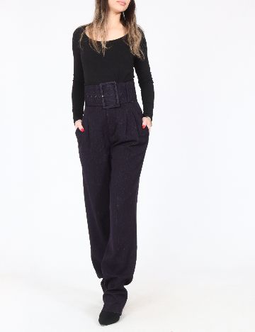 Pantaloni Zara, bleumarin