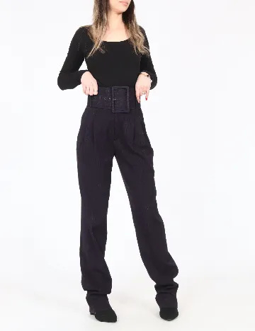 Pantaloni Zara, bleumarin