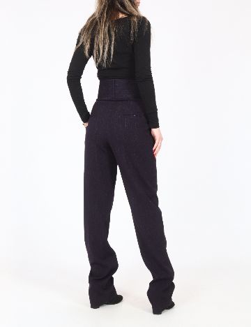 Pantaloni Zara, bleumarin