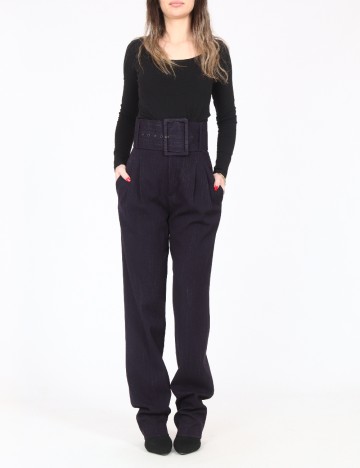 Pantaloni Zara, bleumarin