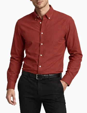 Camasa Zara, caramiziu