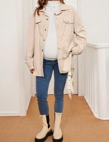 Jacheta SHEIN Maternity, bej