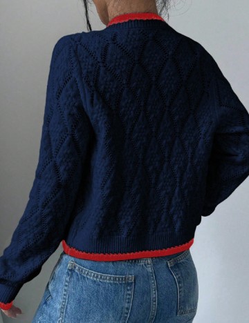 Cardigan SHEIN, bleumarin