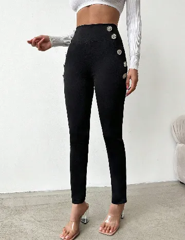 Pantaloni SHEIN, negru