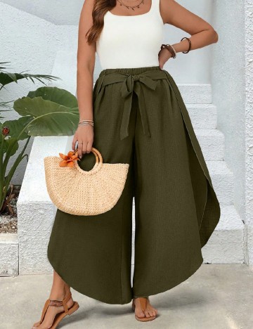 Pantaloni Emery Rose Curve, verde