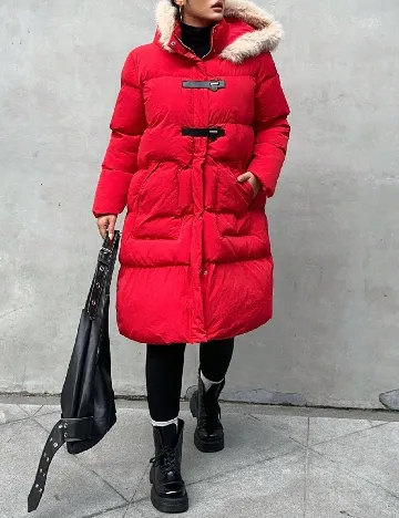 Geaca SHEIN CURVE, rosu