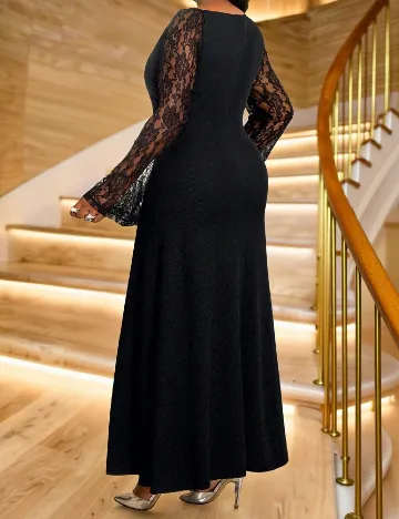 Rochie lunga SHEIN CURVE, negru