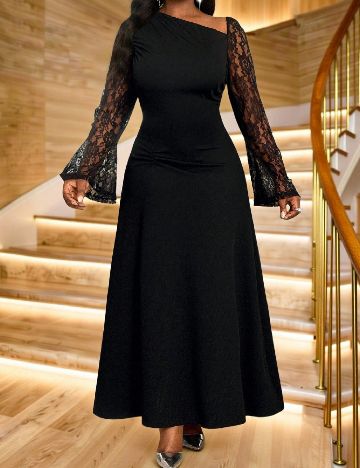 Rochie lunga SHEIN CURVE, negru