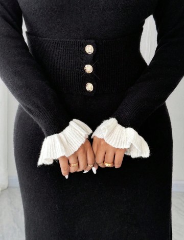 Rochie medie SHEIN CURVE, negru