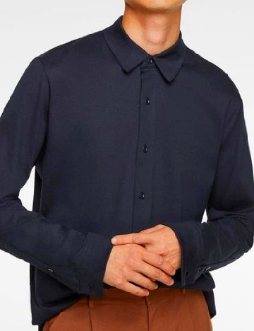 Camasa Zara, bleumarin