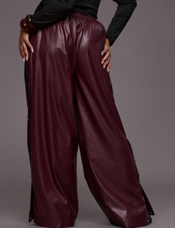 Pantaloni Musera Plus Size, pruna