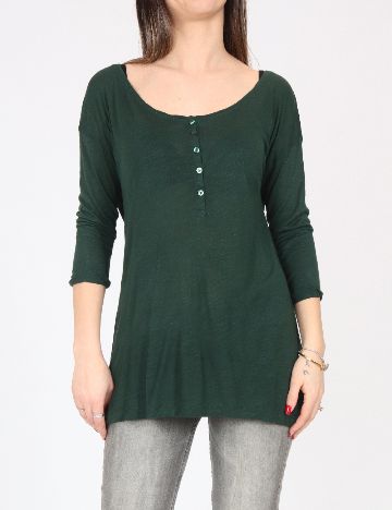 Bluza Oversize Pull&Bear, verde