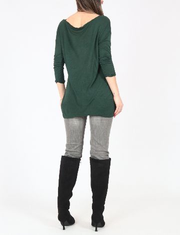 Bluza Oversize Pull&Bear, verde