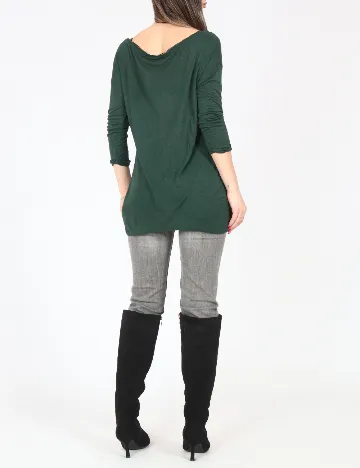 Bluza Oversize Pull&Bear, verde