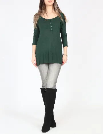 Bluza Oversize Pull&Bear, verde