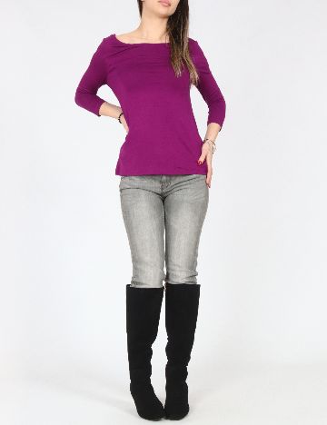 Bluza Pull&Bear, mov