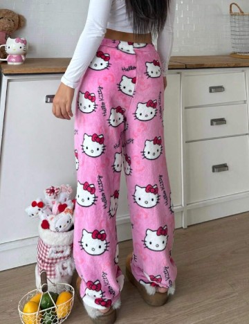 Pantaloni de pijama SHEIN, roz