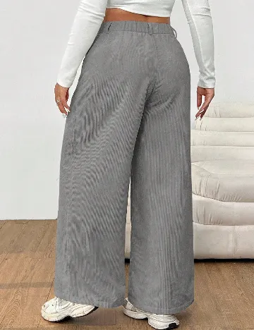 Pantaloni SHEIN CURVE, gri