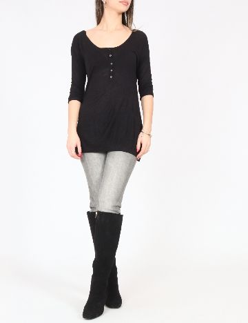Bluza Pull&Bear, negru