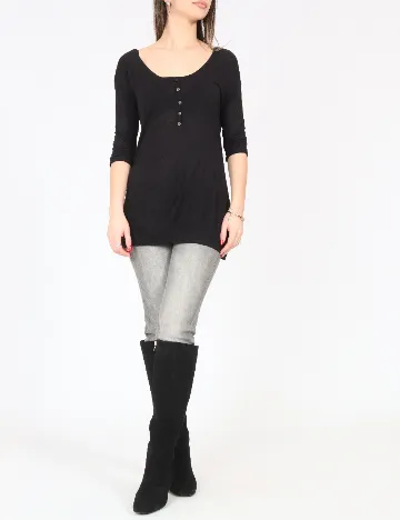 Bluza Pull&Bear, negru