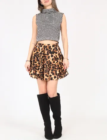 Fusta Zara, animal print