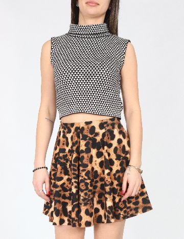 Fusta Zara, animal print