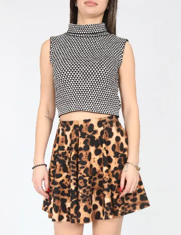 Fusta Zara, animal print