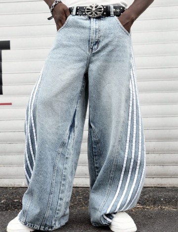 Blugi Romwe, albastru