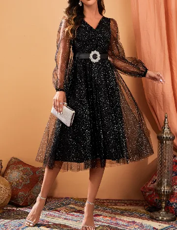 Rochie medie SHEIN, negru