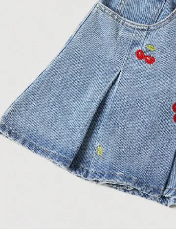 Fusta SHEIN CURVE, albastru