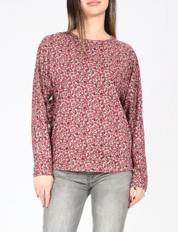 Bluza Zara, rosu/gri