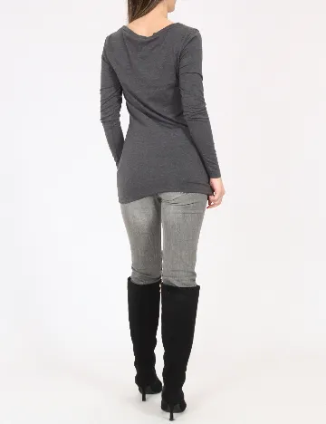 Bluza Pull&Bear, gri