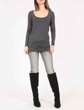 Bluza Pull&Bear, gri