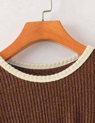 Rochie scurta SHEIN, maro