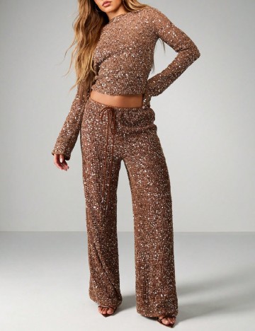 Pantaloni Missguided, maro