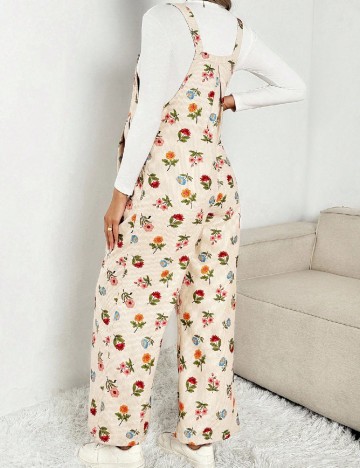 Salopeta SHEIN Maternity, floral print