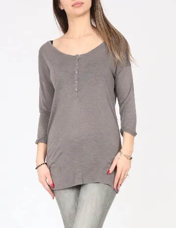 Bluza Pull&Bear, gri