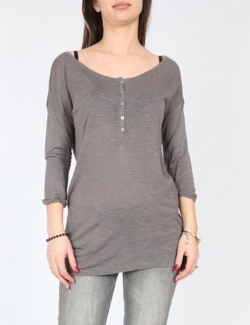 Bluza Pull&Bear, gri