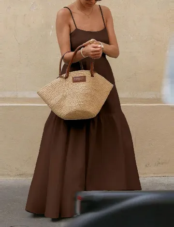 Rochie lunga SHEIN, maro