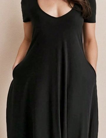 Rochie lunga SHEIN CURVE, negru