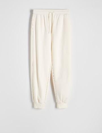 Pantaloni Reserved, ecru