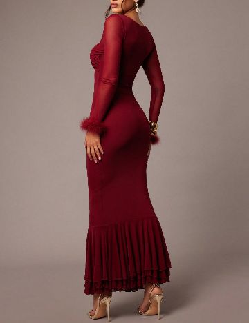 Rochie lunga SHEIN, rosu