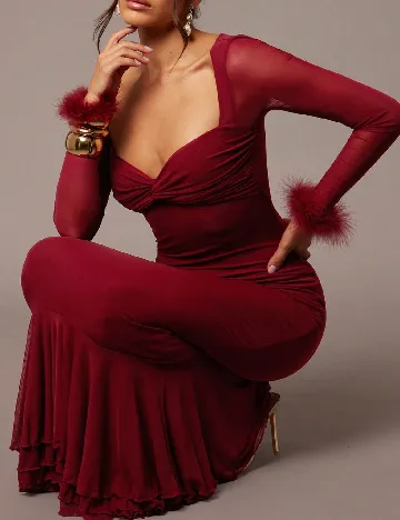 Rochie lunga SHEIN, rosu