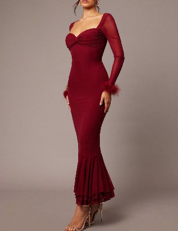 Rochie lunga SHEIN, rosu