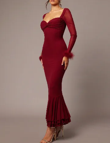 Rochie lunga SHEIN, rosu