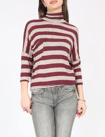 Bluza Zara, visiniu/gri