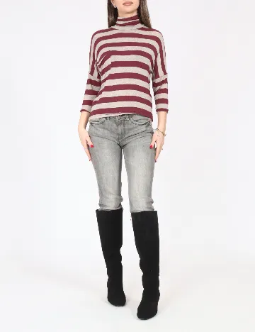 Bluza Zara, visiniu/gri