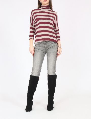 Bluza Zara, visiniu/gri